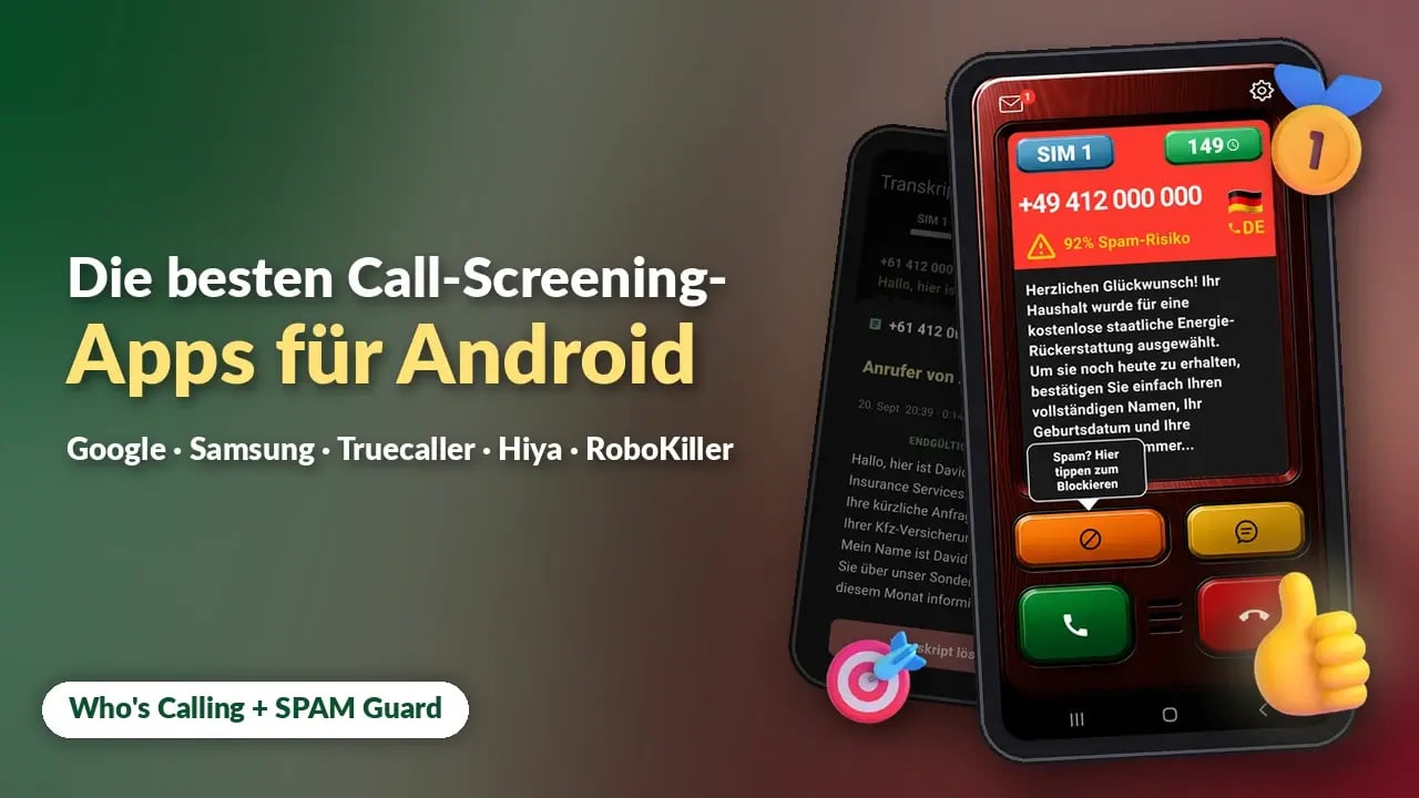 Die besten Call-Screening-Apps für Android 2026