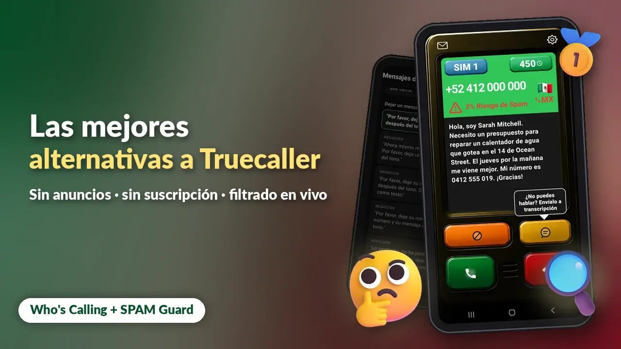 Las mejores alternativas a Truecaller para Android en 2026