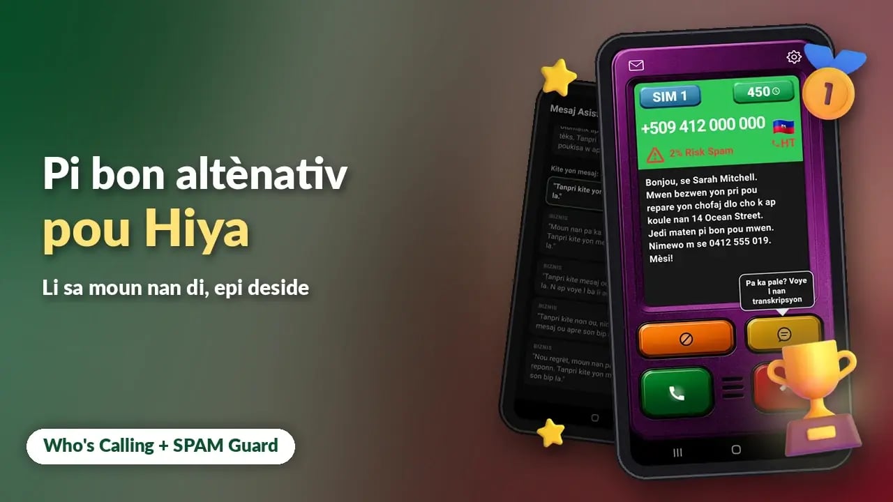 Pi bon altènativ pou Hiya sou Android an 2026