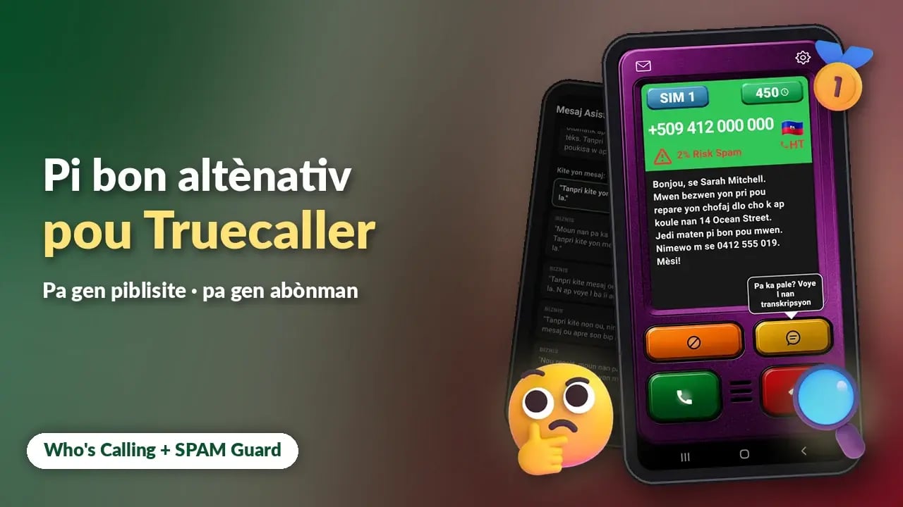 Pi bon altènativ pou Truecaller sou Android an 2026