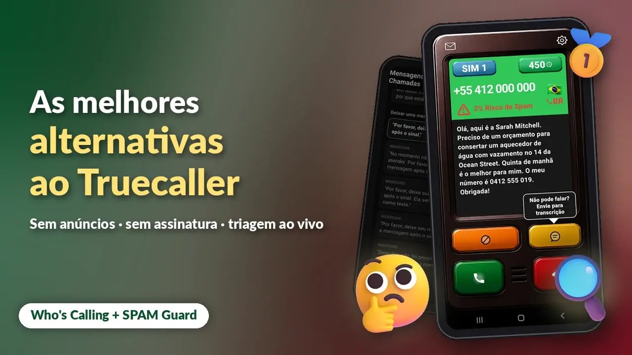 As melhores alternativas ao Truecaller para Android em 2026