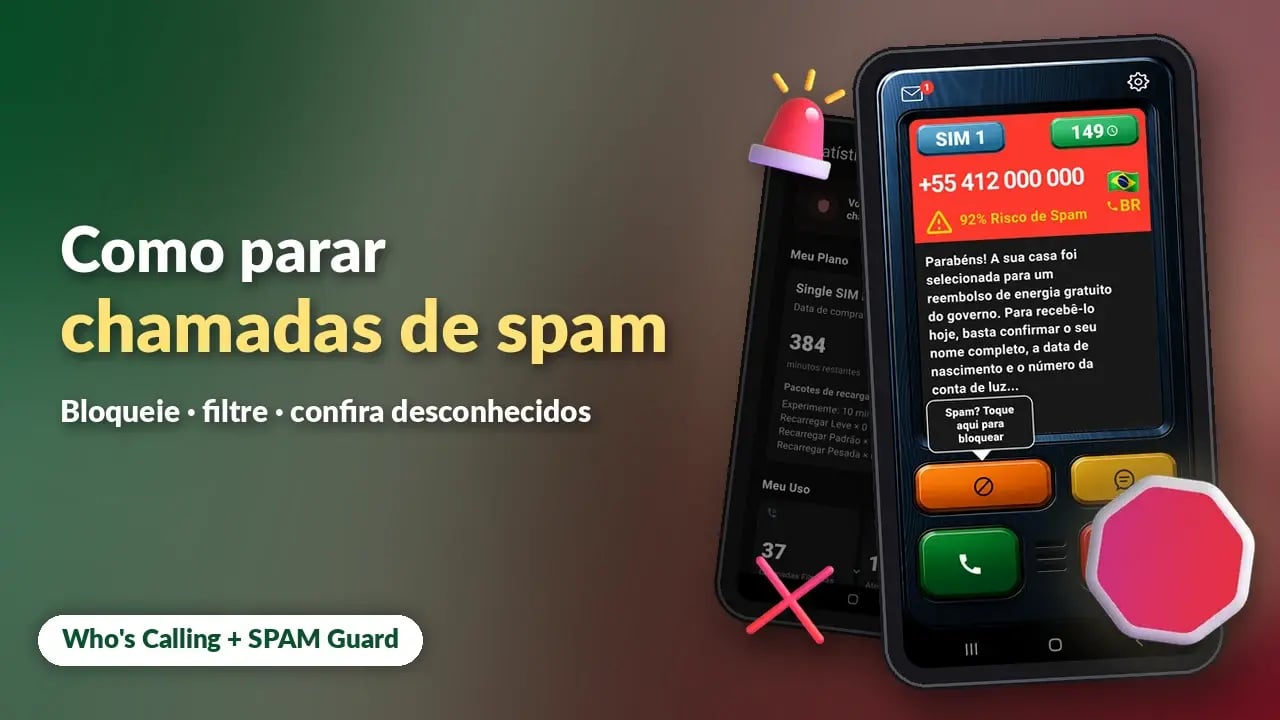 Como parar chamadas de spam no Android